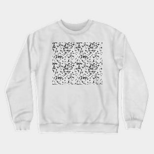 Monochrome grunge triangles Crewneck Sweatshirt